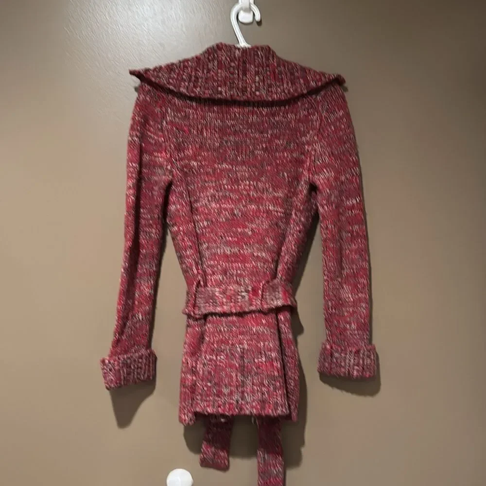 Express Sweater Size Small Belted Cuffed Sleeve